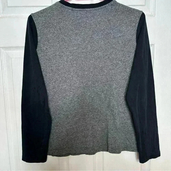 George Long  Sleeved Shirt Zippered Front Pocket Grey & Black Size Extra Large - Picture 9 of 16